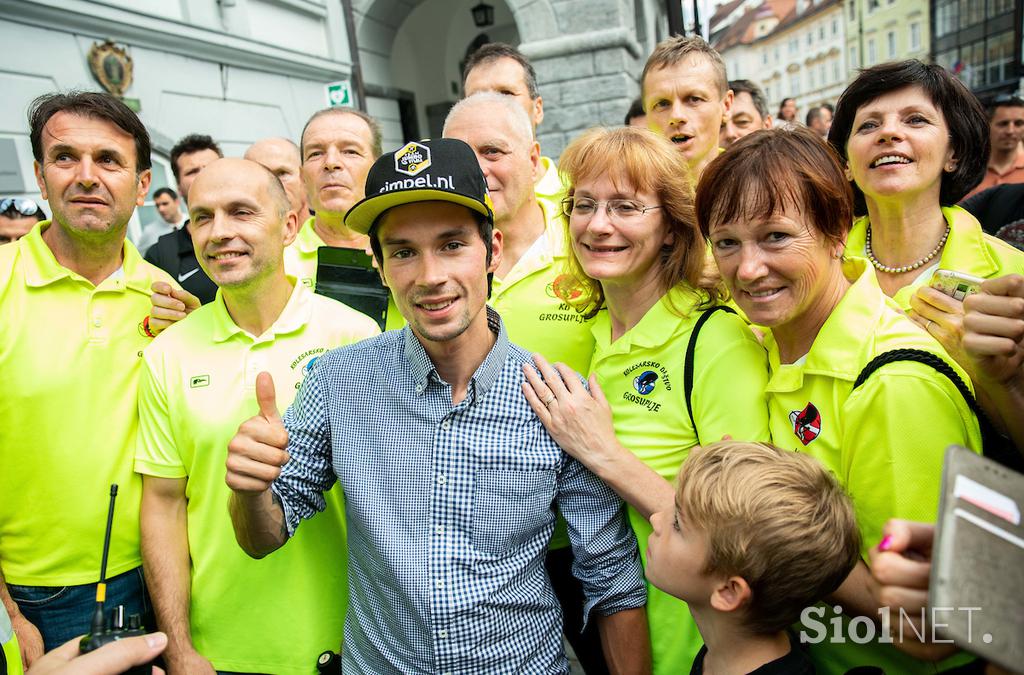 Tadej Pogačar Primož Roglič Jan Polanc