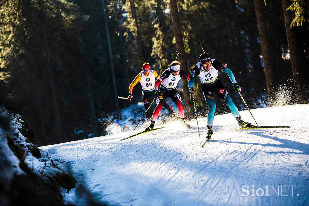 Pokljuka, 20 km, prvi dan