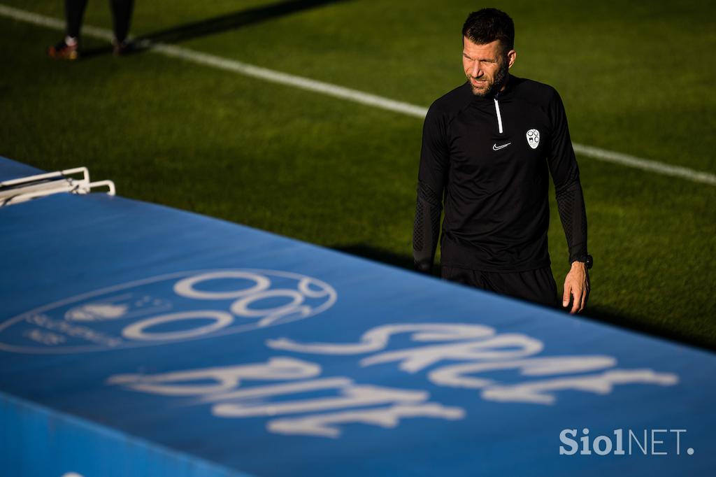 Slovenska nogometna reprezentanca trening