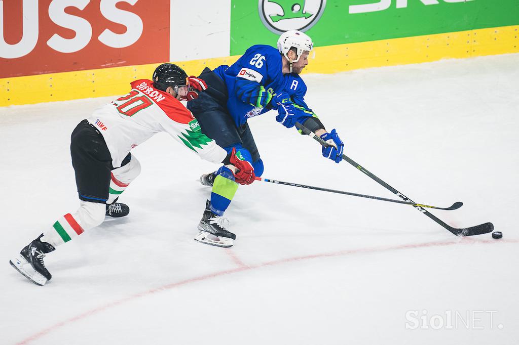 SP v hokeju (Ljubljana): Slovenija - Madžarska