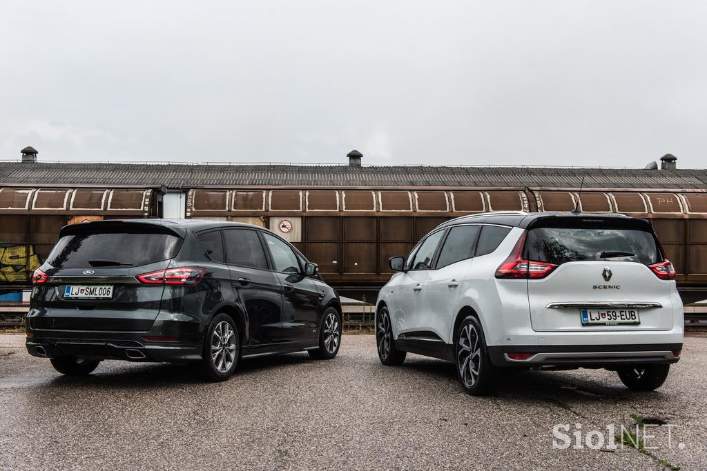 Renault grand scenic in ford s-max