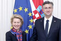 Ursula von der Leyen in Andrej Plenković