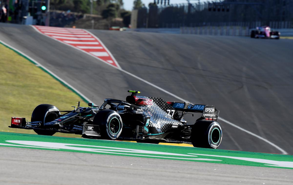 Valtteri Bottas | Valtteri Bottas je bil v Mercedesu najhitrejši tudi na tretjem treningu pred nedeljsko veliko nagrado Portugalske v formuli ena. | Foto Reuters