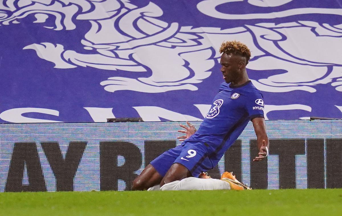 Tammy Abraham | Tammy Abraham je z goloma v 78. in 80. minuti potrdil zmago Chelseaja. | Foto Reuters