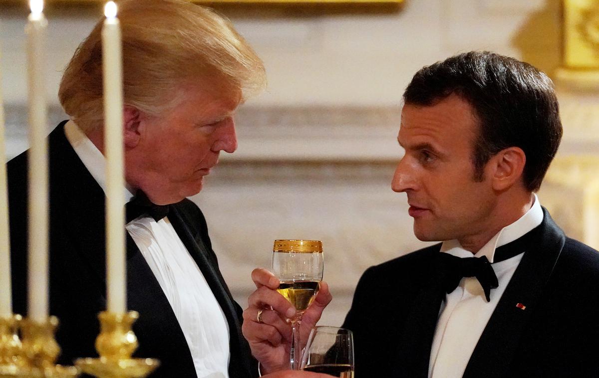 donald trump, emmanuel macron | Foto Reuters