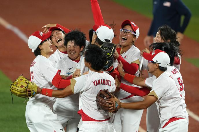 Japonska softball | Japonke so olimpijske prvakinje v softballu. | Foto Reuters