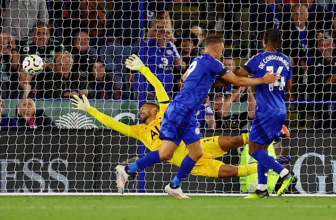 Jamie Vardy je popeljal Leicester City do uvodne točke v tej sezoni. | Foto: Reuters