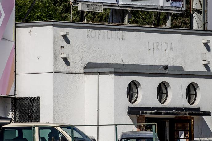 Kopališče Ilirija | Na mestu popolnoma dotrajanega Kopališča Ilirija, ki je bilo zgrajeno leta 1929, bo zrasel Športni center Ilirija. S tem bo Ljubljana dobila svoj prvi pokriti olimpijski bazen. | Foto Ana Kovač