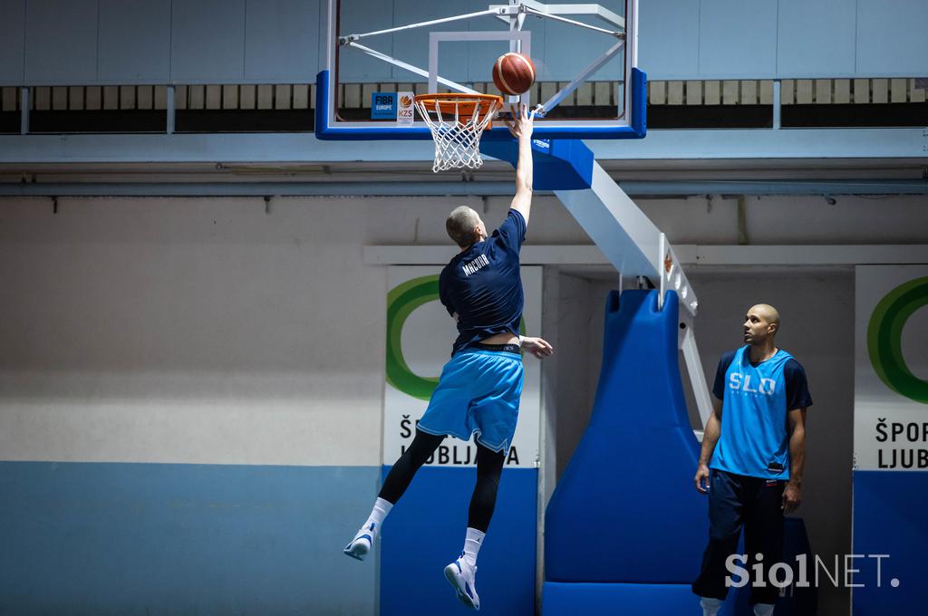 trening slovenska košarkarska reprezentanca