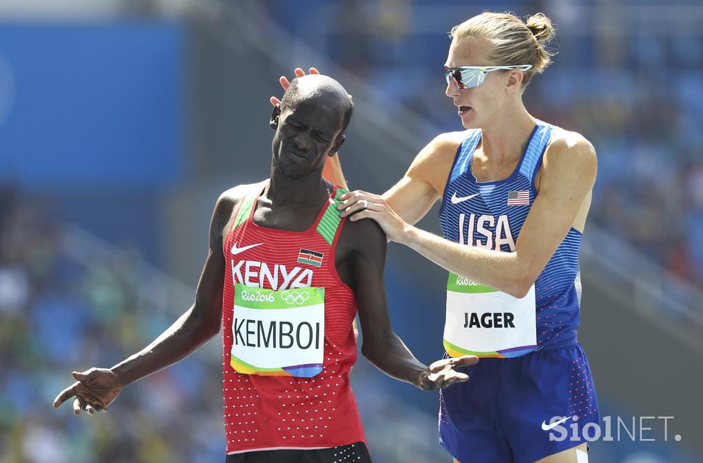 OI finale 3000 m zapreke Conseslus Kipruto Evan Jager Ezekiel Kemboi