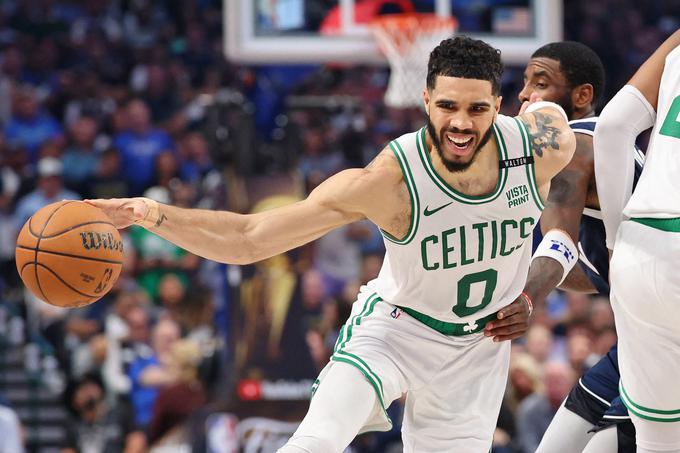 Jayson Tatum je bil z 31 točkami prvi strelec Bostona. | Foto: Reuters