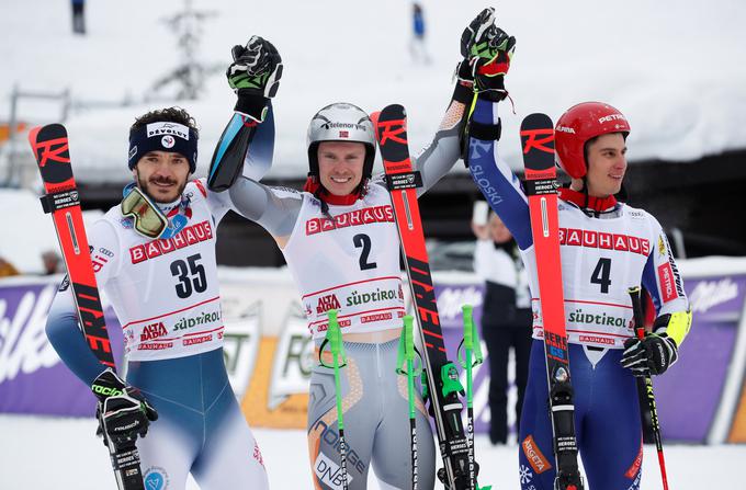 Norvežan Henrik Kristoffersen se je na najvišjo stopničko povzpel s šestega mesta. | Foto: Reuters