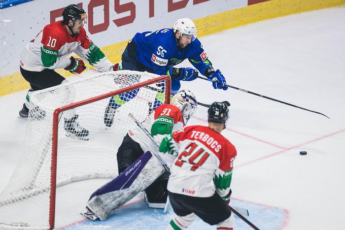 SP v hokeju (Ljubljana): Slovenija - Madžarska | Foto: Grega Valančič/Sportida