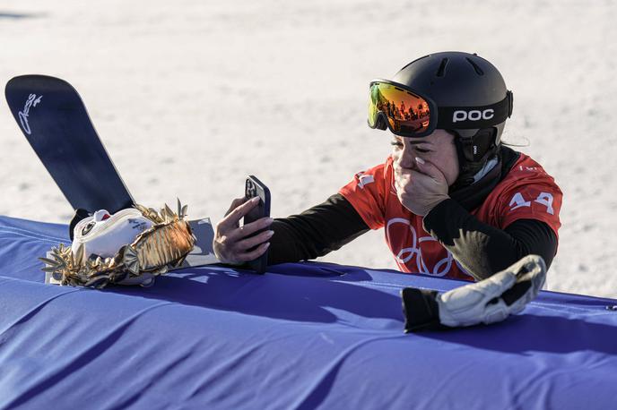 Gloria Kotnik | Slovenska deskarka Gloria Kotnik je s svojo reakcijo po osvojitvi olimpijskega brona, poskrbela za eno najbolj čustvenih zgodb letošnjih olimpijskih iger.  | Foto Guliverimage