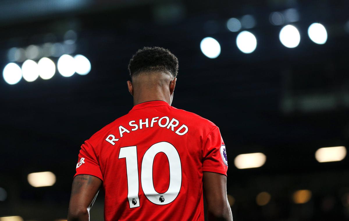 Marcus Rashford | Angleški nogometaš Marcus Rashford navdušuje s svojimi prizadevanji tudi izven nogometnih zelenic. Z javnimi pritiski na angleško vlado je dosegel, da otroci iz socialno ogroženih družin brezplačen obrok dobivajo tudi v času, ko so šole zaradi epidemije zaprte. | Foto Guliverimage/Getty Images