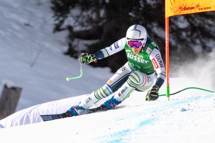 Ilka Štuhec | Ilka Štuhec je na prvem treningu smuka v Crans Montani z zaostankom 2,63 sekunde za Sofio Goggia zasedla 25. mesto. | Foto Sportida