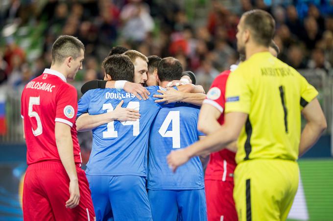 Kazahstanci so pričakovano strli Srbijo. | Foto: Urban Urbanc/Sportida