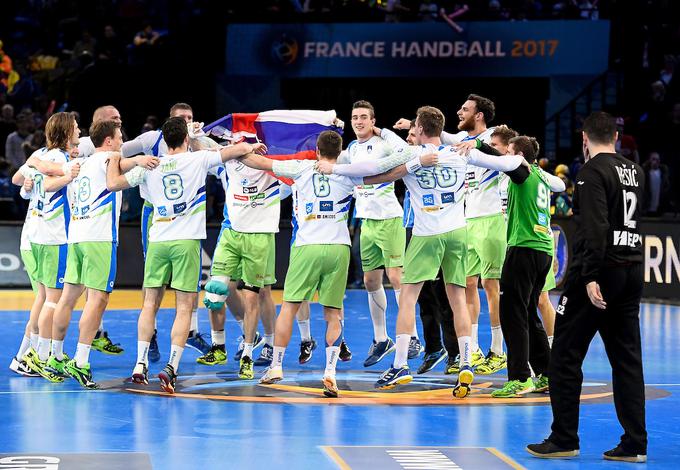 Slovenskim rokometašem je v tekmi za bron uspel pravcati podvig. | Foto: Sportida