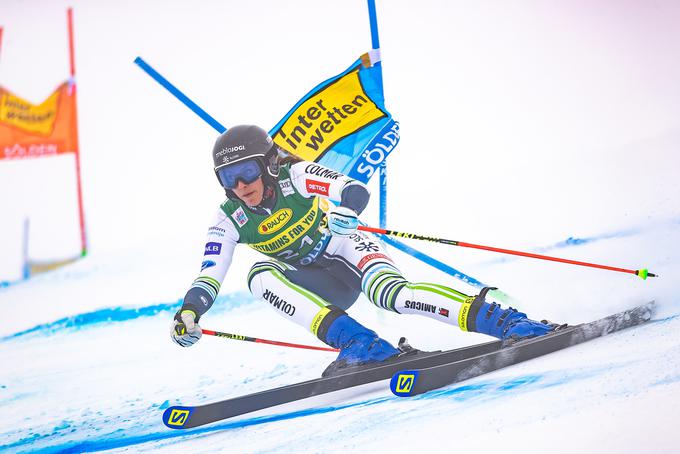 Söldenski veleslalom je končala na 21. mestu. | Foto: Sportida