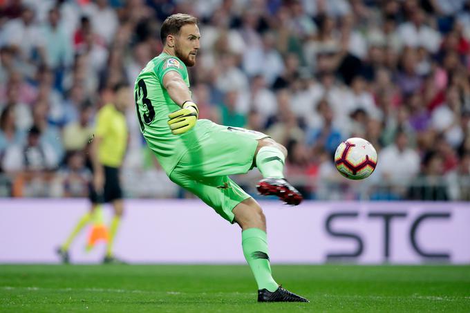 Jan Oblak je v tej sezoni v španskem prvenstvu prejel le štiri zadetke. Manj od njega jih je prejel le vratar Villarreala Sergio Asenjo (3). | Foto: Guliverimage/Getty Images