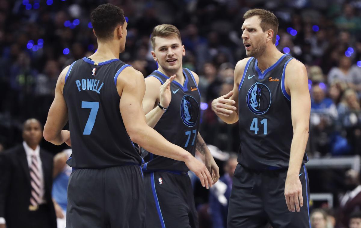 Luka Dončić in Dirk Nowitzki | Ko se srečata dva rodova: Luka Dončić in Dirk Nowitzki | Foto Reuters