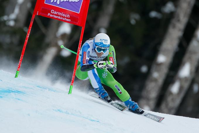 V Garmisch-Partenkirchnu je ob koncu tedna zaostala za pričakovanji, za nameček pa staknila poškodbo gležnja. | Foto: Getty Images