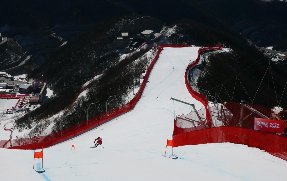 Skala Matthias Mayer | Matthias Mayer na olimpijski progi Skala v Jančingu | Foto Reuters