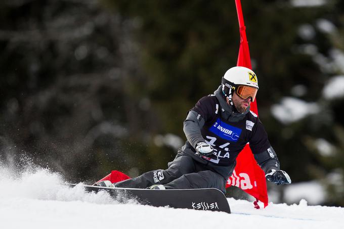 Slovenski severni sosed Andreas Prommegger je bil najboljši na progi, kjer se bodo prihodnje leto delile olimpijske medalje. | Foto: Urban Urbanc/Sportida