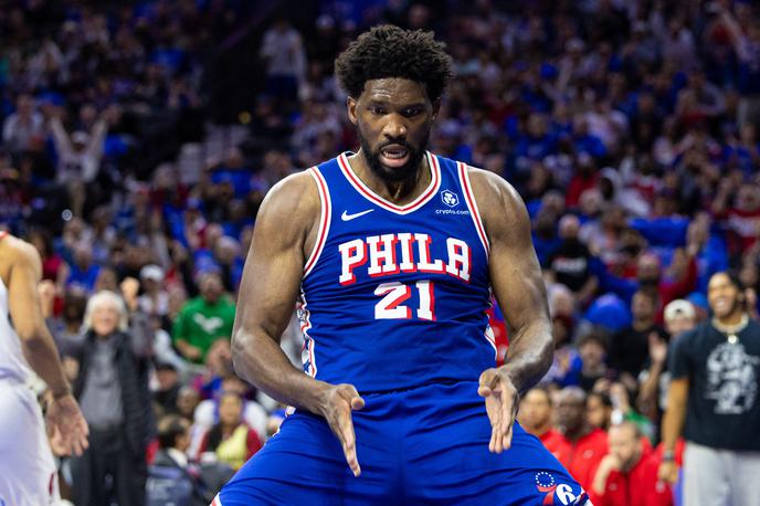 Joel Embiid | Najkoristnejši igralec lige NBA Joel Embiid bo zaradi poškodbe dlje časa odsoten s parketa.  | Foto Reuters