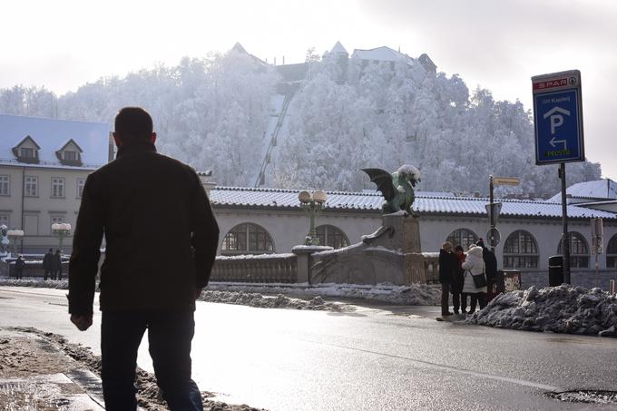 sneg Ljubljana | Foto: Nebojša Tejič/STA