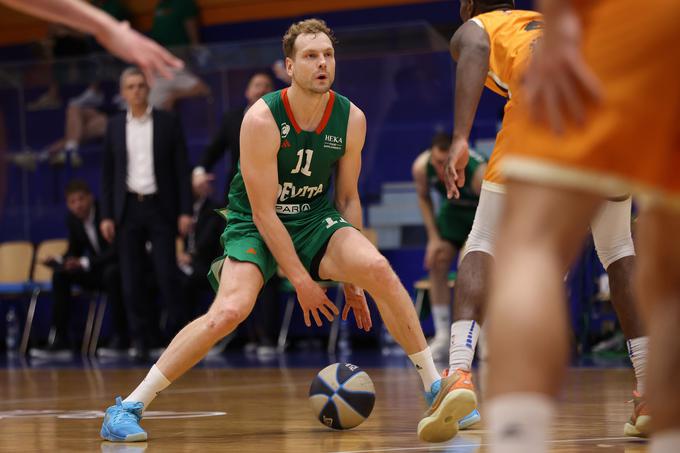 Kapetan Cedevite Olimpija Jaka Blažič je dal 16 točk. | Foto: Filip Barbalić/www.alesfevzer.com