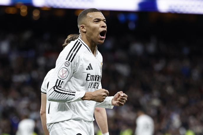 Kylian Mbappe | Kylian Mbappe je povedel Real Madrid v vodstvo z 1:0. | Foto Reuters