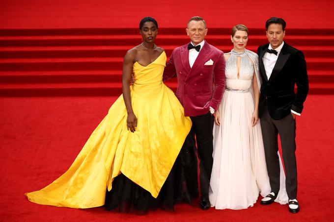 Lashana Lynch, Daniel Craig, Lea Seydoux in režiser Cary Joji Fukunaga | Foto: Reuters