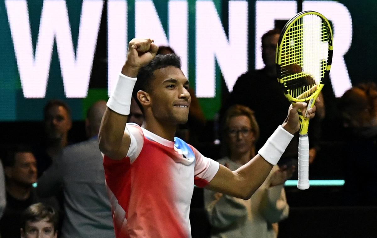 Felix Auger Aliassime | Felix Auger-Aliassime se bo v finalu pomeril s prvim nosilcem Stefanosom Cicipasom. | Foto Reuters