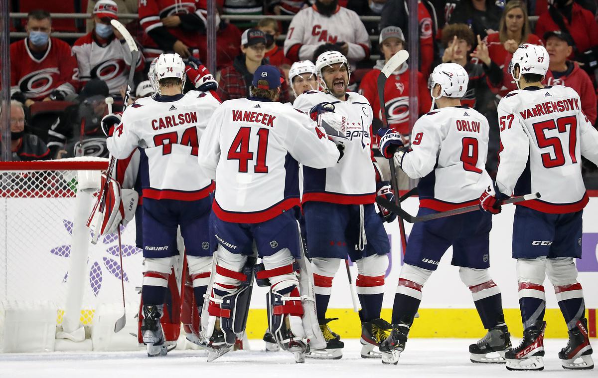 Washington Capitals | Hokejisti Carolina Hurricanes gostijo Washington. | Foto Guliverimage