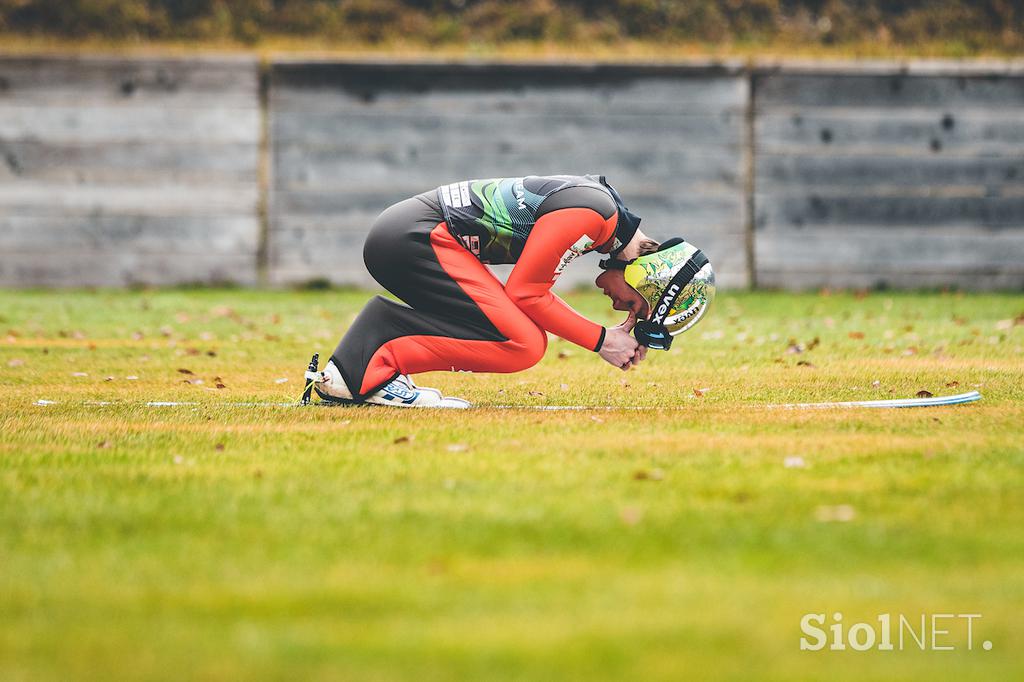 Skakalci trening Planica