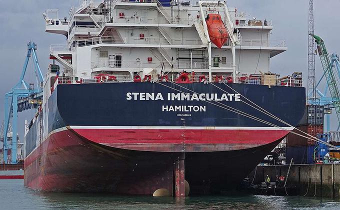 Tanker Stena Immaculate, ki je bil vpleten v nesrečo ob britanski obali.  | Foto: Wikimedia Commons / Kees Torn