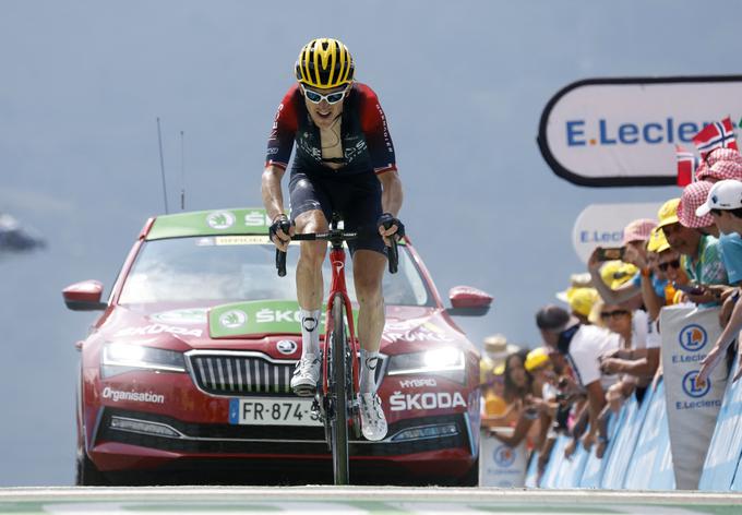 Geraint Thomas: Tega res nisem pričakoval, sploh ne od Bjerga. | Foto: Reuters