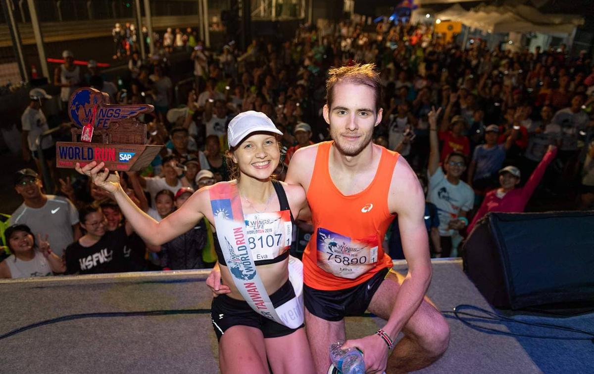 Eva Zorman | Globalni tek Wings For Life World Run je tudi tokrat nosil močan slovenski pečat. Eva Zorman, študentka medicine iz Slovenj Gradca, je po zmagi v Sloveniji in lani v Braziliji, letos zmagala še v Tajvanu.  | Foto osebni arhiv