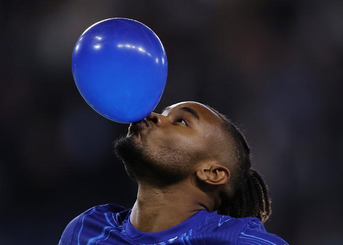 Francoski napadalec Chelseaja Christopher Nkunku je dosegel hat-trick proti nižjeligašu Barrowu. | Foto: Reuters