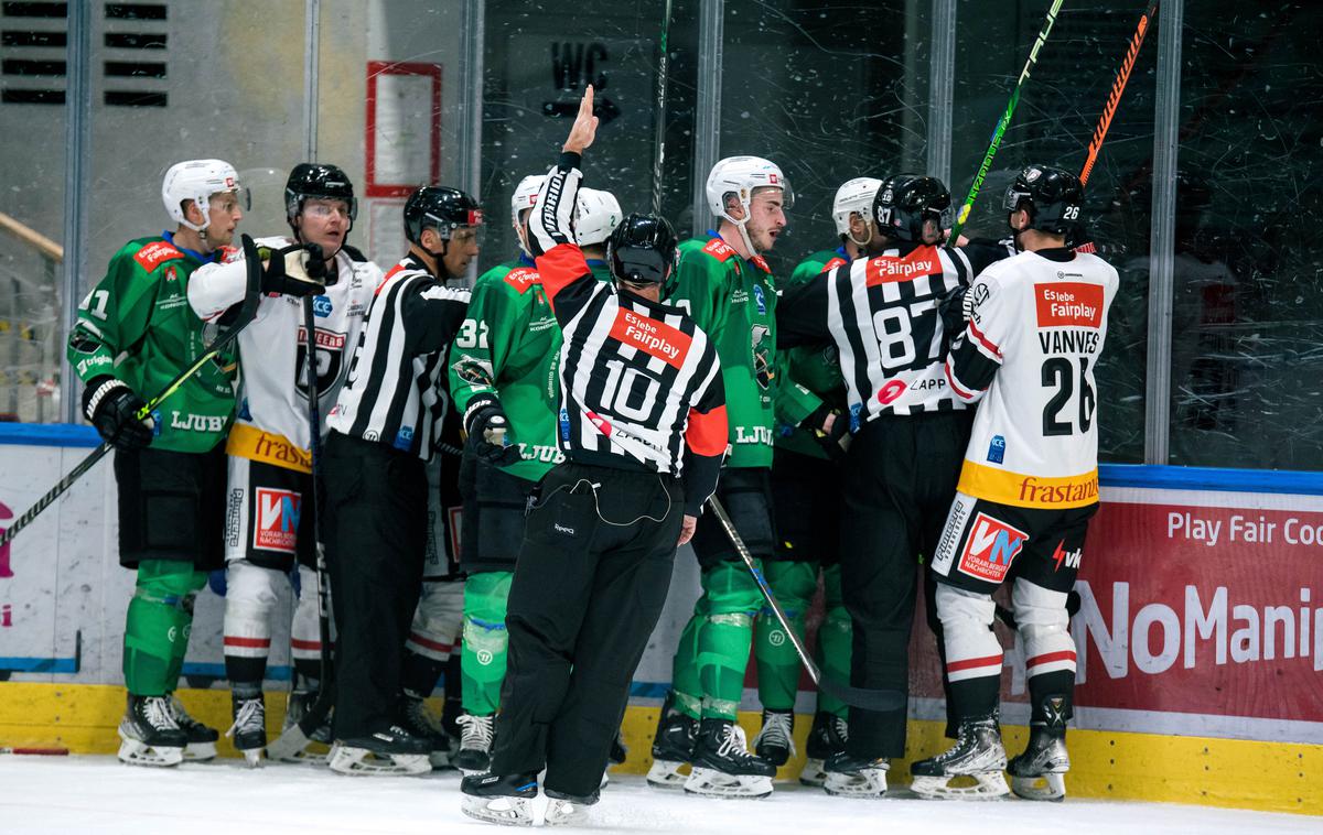 HK Olimpiia Pioneers Vorarlberg | Olimpija je z 0:4 izgubila s Pioneers Vorarlberg. | Foto Domen Jančič/HK SŽ Olimpija