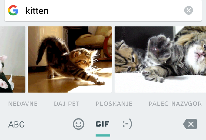 Aplikacija Gboard | Foto: Matic Tomšič