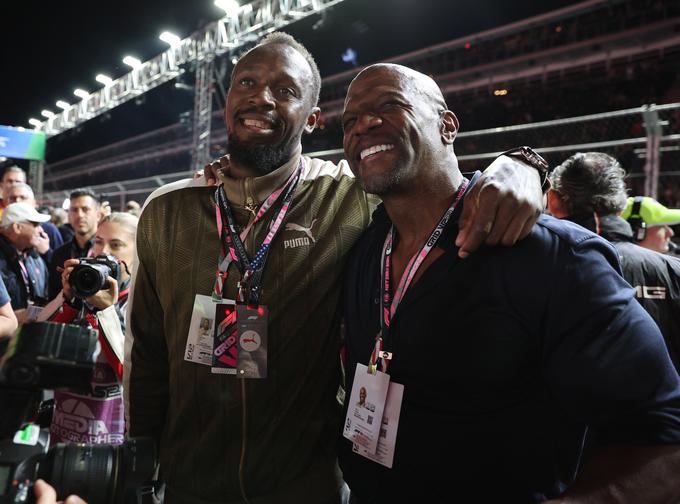 Na dirki niso manjkali niti znani obrazi. Med njimi Usain Bolt in Terry Crews. | Foto: Reuters