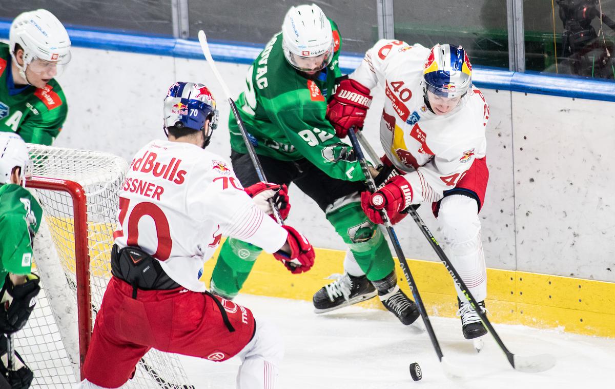 iceHL SŽ Olimpija Salzburg | Olimpija je z 1:4 izgubila s Salzburgom. | Foto Nik Moder/Sportida