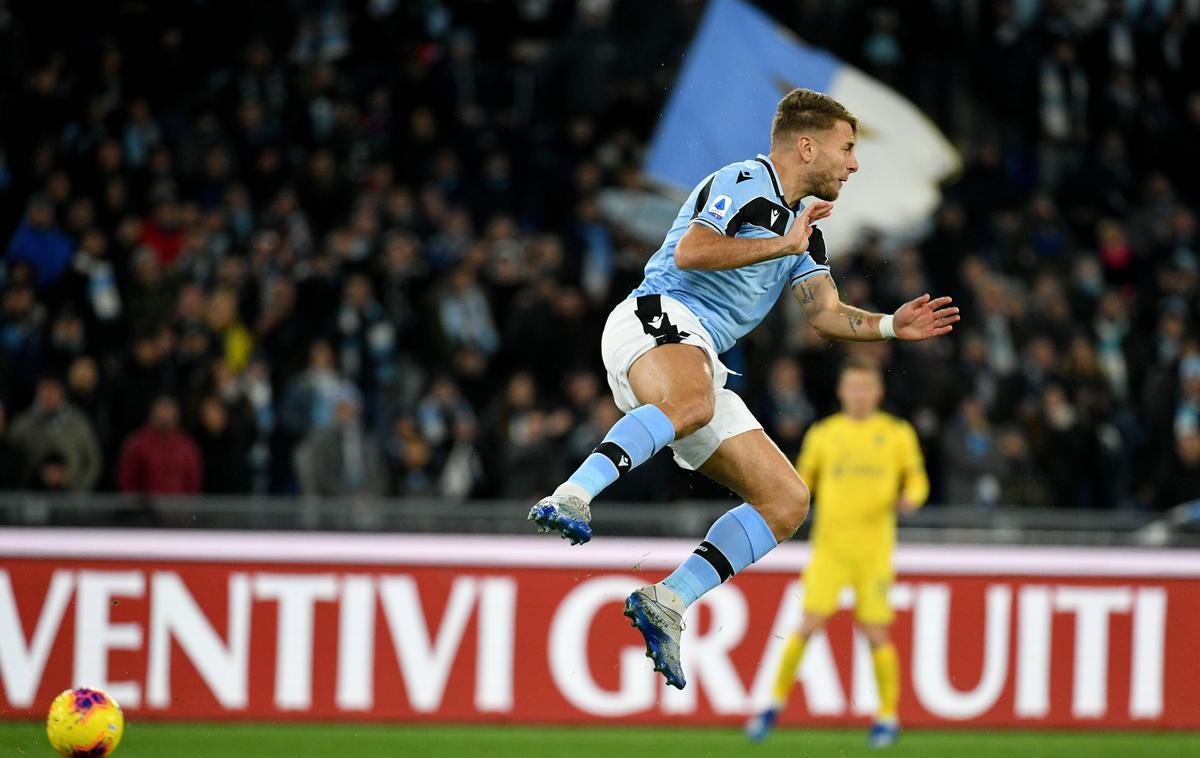 Ciro Immobile | Ciro Immobile in soigralci pri Laziu niso uspeli preskočiti Verone. | Foto Getty Images