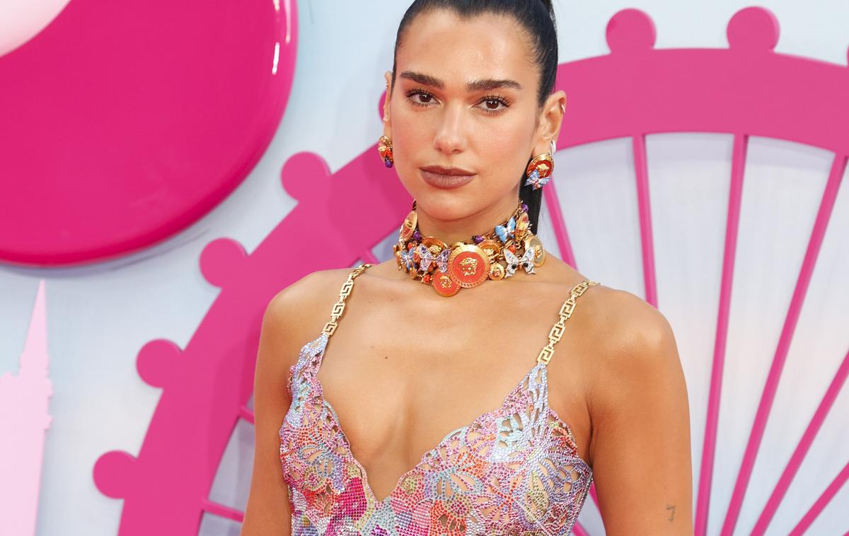 Dua Lipa | Dua Lipa v Londonu na premieri filma Barbie, za katerega je napisala pesem Dance The Night. | Foto Guliverimage