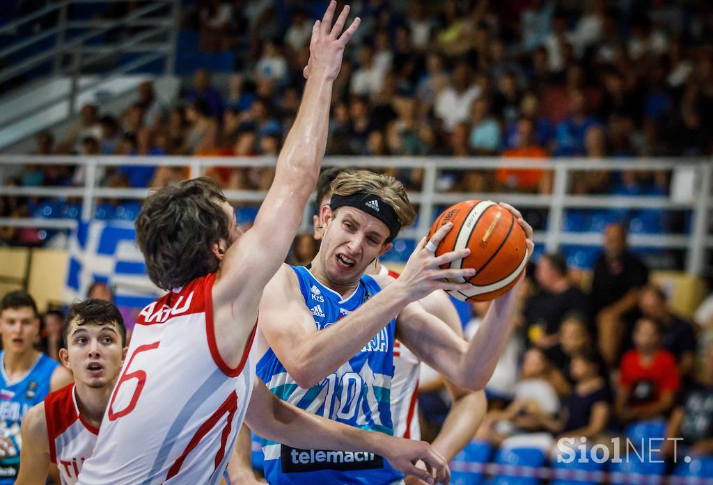 Fiba EP U18: Slovenija - Turčija polfinale