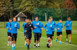 Slovenska nogometna reprezentanca Trening