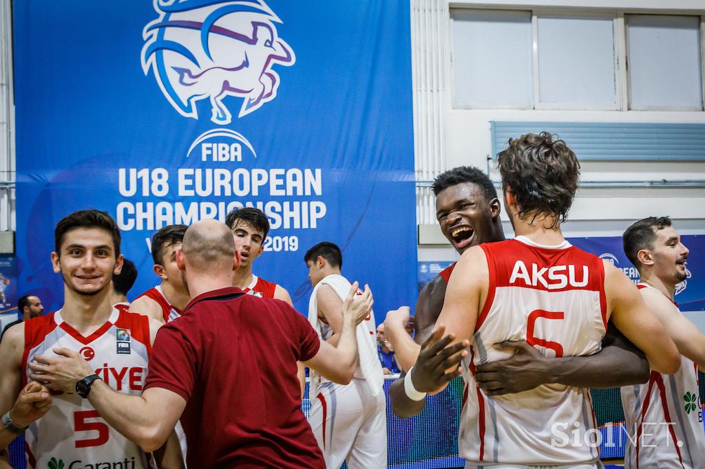 Fiba EP U18: Slovenija - Turčija polfinale