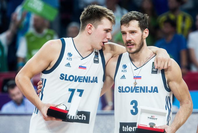 Luka Dončić in Goran Dragić sta v Slovenijo pred 24 meseci prinesla naslov evropskega prvaka. | Foto: Vid Ponikvar